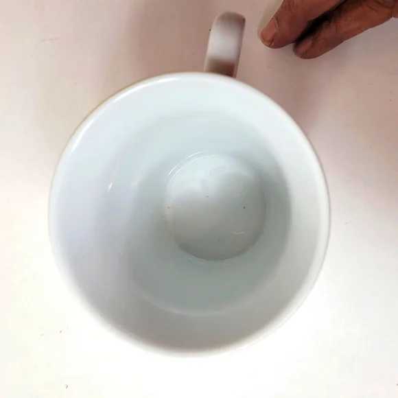 Deauville by Ambiance Floral Ceramic Beverage Cup 12oz - Picture 6 of 7